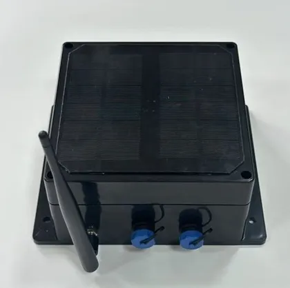SiloSense solar-powered wireless node